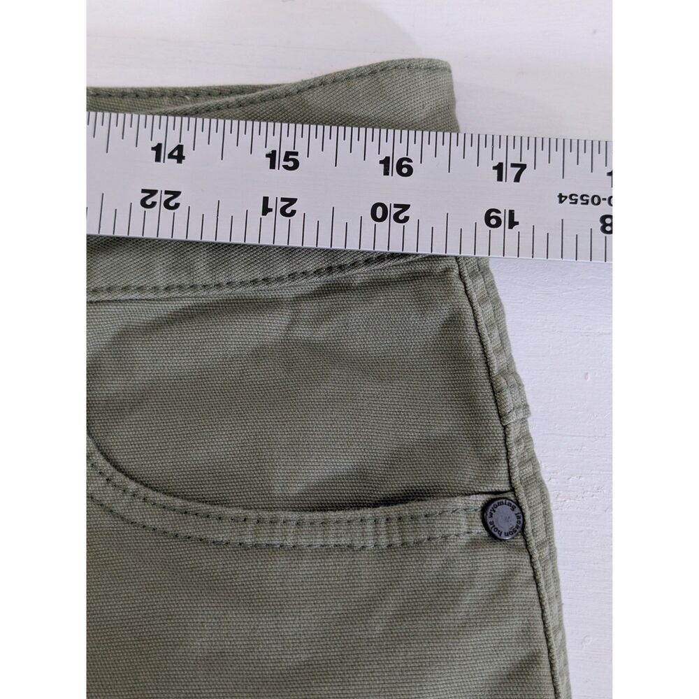 Stio Ralston Canvas Skirt Womens 10 Green Button Front Mini Outdoor Casual - Picture 8 of 9